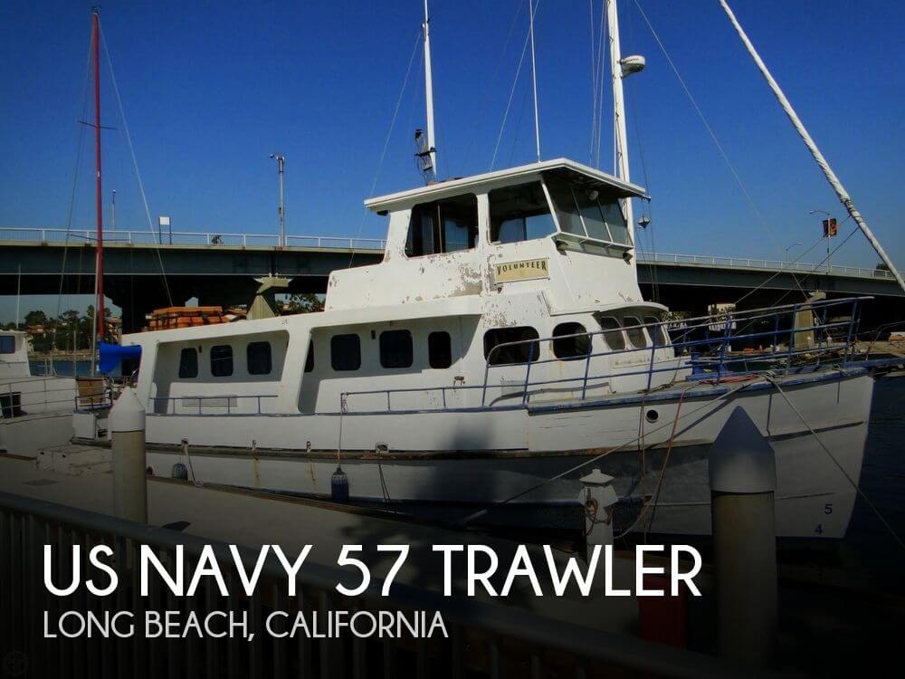For Sale Used 1955 Us Navy 57 Trawler In Long Beach California Boats