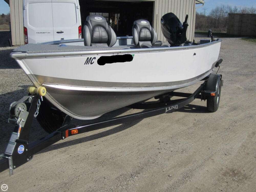 Used 2016 Lund 1600 Alaskan Tiller, Dryden Michigan