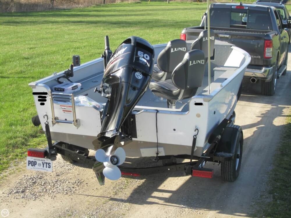 Used 2016 Lund 1600 Alaskan Tiller, Dryden Michigan