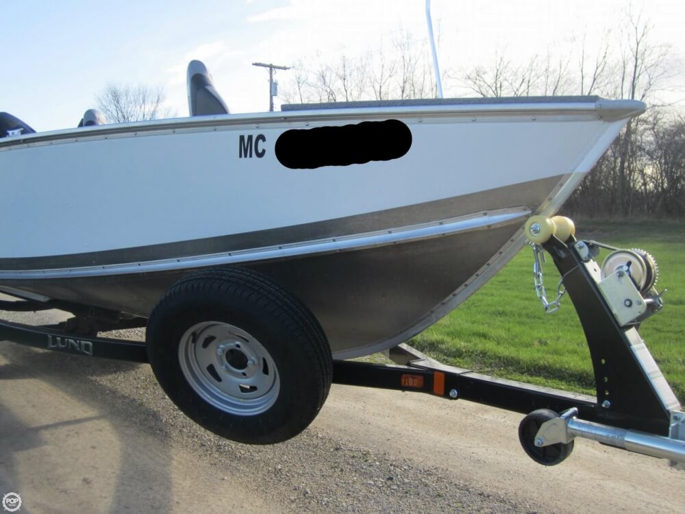 Used 2016 Lund 1600 Alaskan Tiller, Dryden Michigan