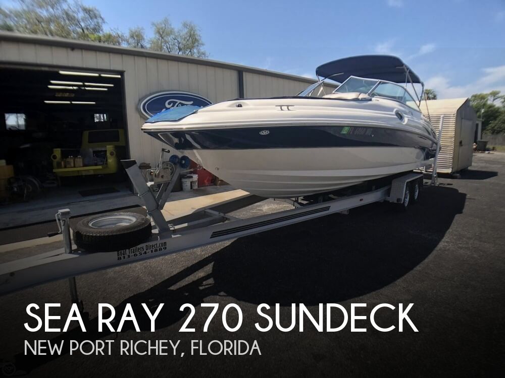Used Sea Ray Sundeck 270 Boats For Sale by owner | 2003 Sea Ray Sundeck 270