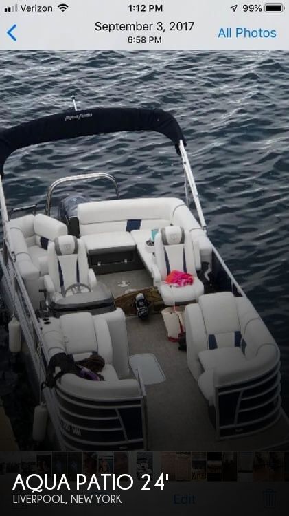 Used Pontoon Boats For Sale by owner | 2017 Aqua Patio 24