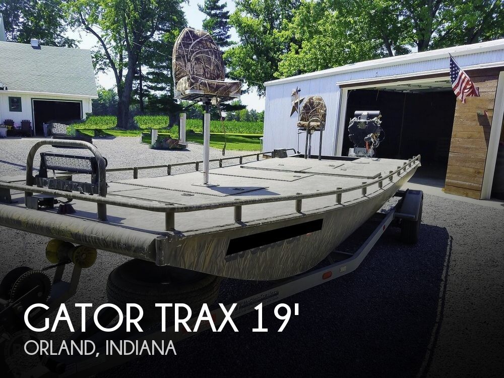 SOLD Gator Trax Gator Hide 4 Man boat in Orland, IN 180487