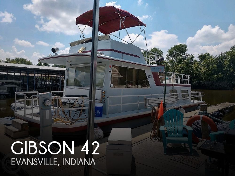 Used Houseboats For Sale in Indiana by owner | 1986 Gibson 42