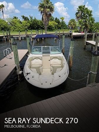 Used Sea Ray Sundeck 270 Boats For Sale by owner | 2005 Sea Ray Sundeck 270