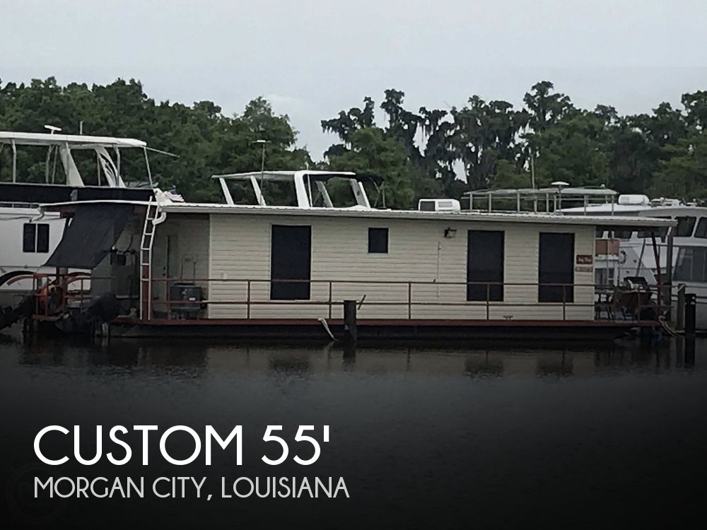Used Custom Houseboats For Sale in Baton Rouge, Louisiana by owner | 1985 Custom 55