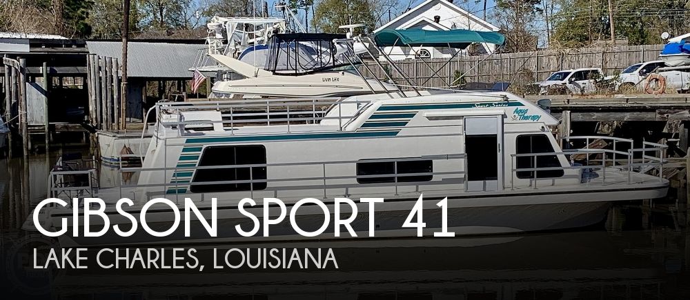 Used Houseboats For Sale in Beaumont, Texas by owner | 1995 Gibson Sport 41