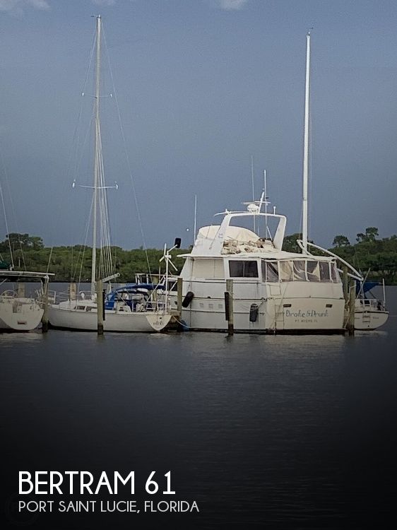 Used Boats For Sale in Port St. Lucie, Florida by owner | 1970 Bertram 61
