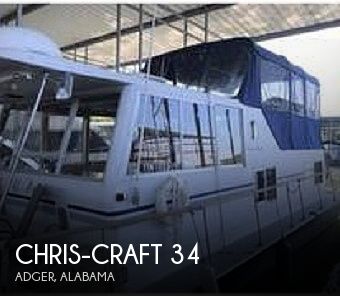 Used Houseboats For Sale in Alabama by owner | 1973 Chris-Craft 34 Aqua Home