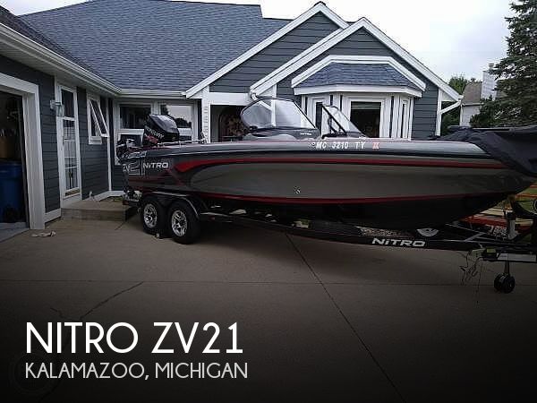 Used NITRO Boats For Sale in Michigan by owner | 2014 21 foot Nitro Zv Tracker White River