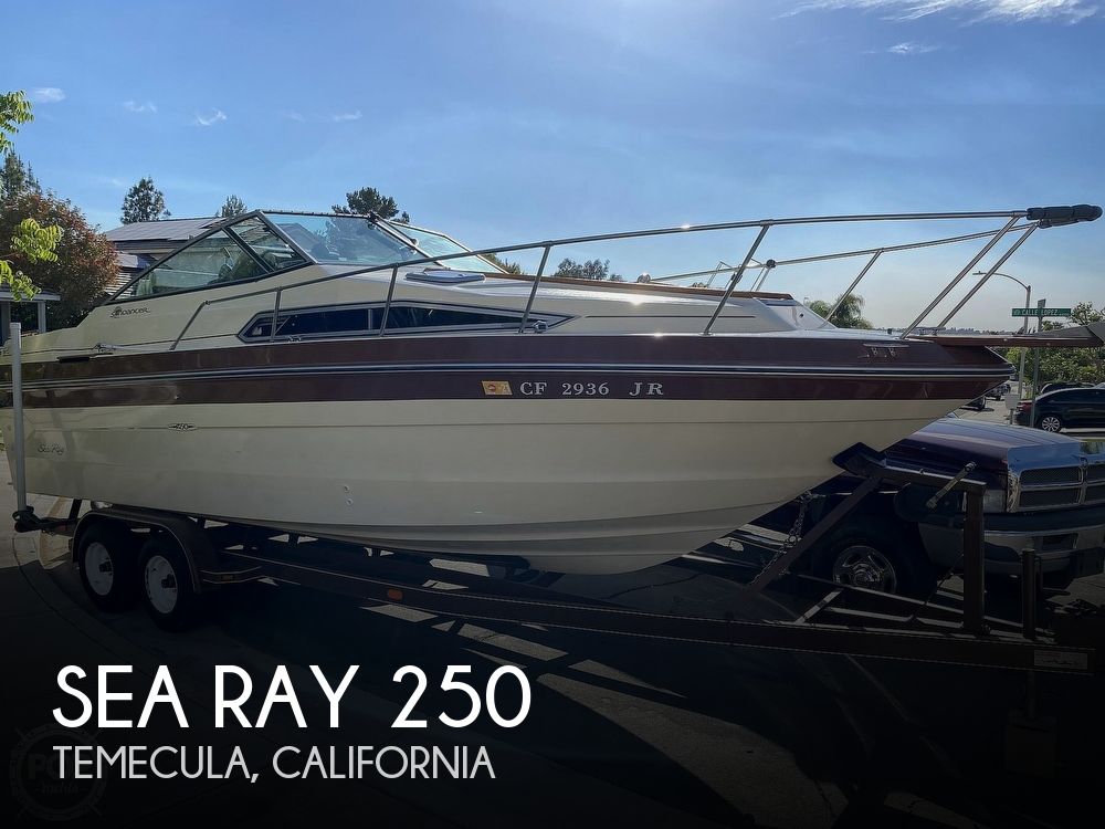 1987 Sea Ray Sundancer 250 Power boat for sale in Temecula, CA Used Sea Ray Sundancer 250 Boats For Sale in California by owner | 1987 Sea Ray Sundancer 250