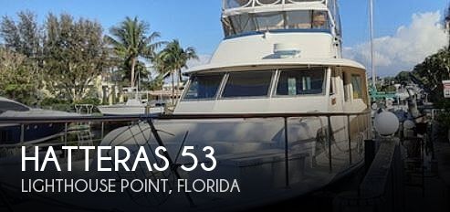 1978 Hatteras 53 Motoryacht for sale in Lighthouse Point, FL Used HATTERAS Motoryachts For Sale by owner | 1978 Hatteras 53
