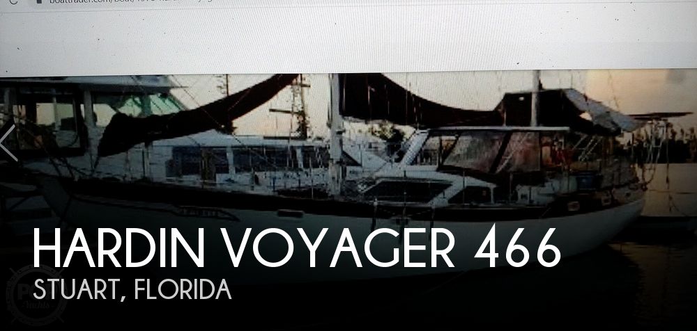 1978 Hardin Voyager 466 Sailboat for sale in Indiantown, FL Used HARDIN Boats For Sale by owner | 1978 Hardin Voyager 466