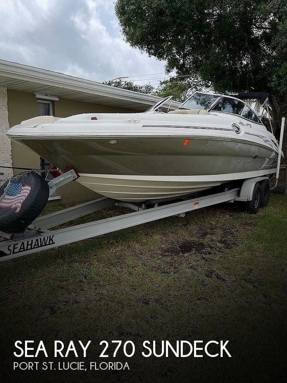2005 Sea Ray 270 Sundeck Power boat for sale in Fort Pierce, FL Used Sea Ray 270 Sundeck Boats For Sale by owner | 2005 Sea Ray 270 Sundeck