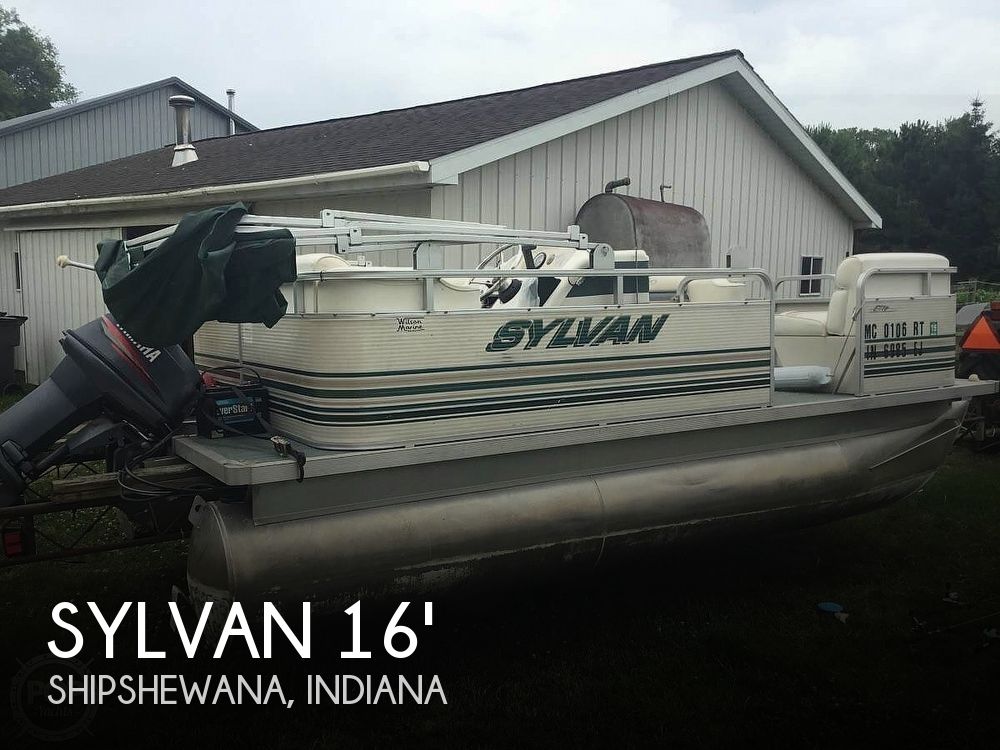 1999 Sylvan 16 Pontoon Boat for Sale in Shipshewana, IN